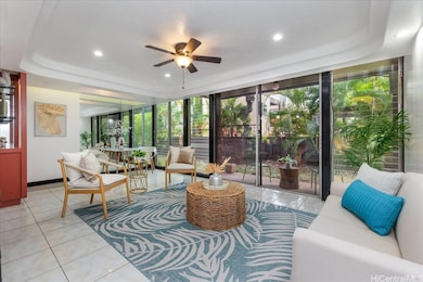 Living Room overlooking greenery