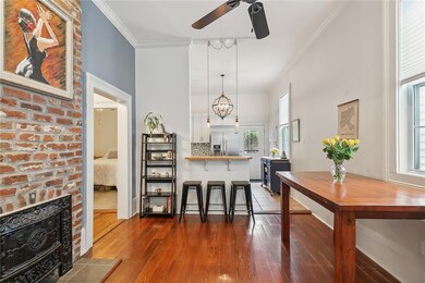 Bar stools, dining area