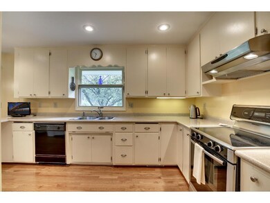 The stylish and functional kitchen was recently re