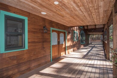 View of the front porch