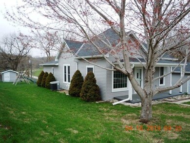 South side of house