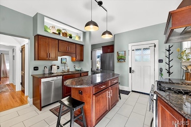 Modernized kitchen with stainless appliances