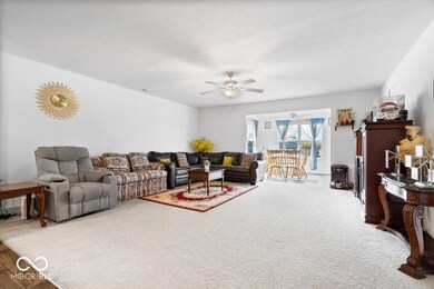 Expansive family room is right off the kitchen, perfect for those who love an open floor plan!