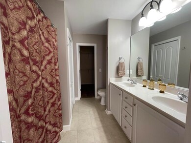Master Bath with large linen closet and HUGE walk-
