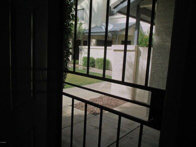 Security screen at front door