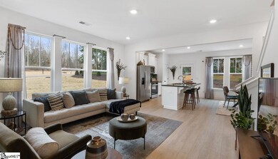 Great Room, Kitchen & Dining Room are all open-con