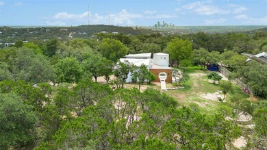 Aerial overview of property's location