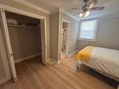 1st floor bedroom with closet