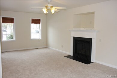 New Carpet. Gas fireplace.