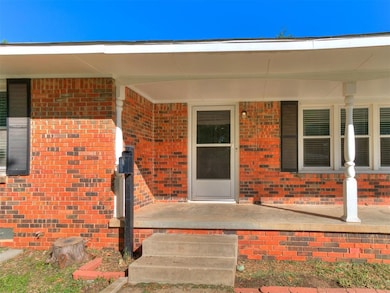 View of covered front porch