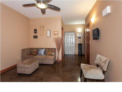 Foyer and office / guest space