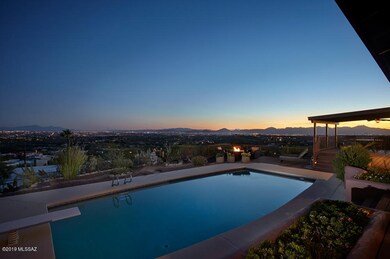 Sunset over Pool