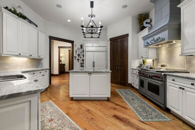 Kitchen with walk in pantry
