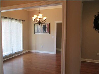 Lovely arched window in dining