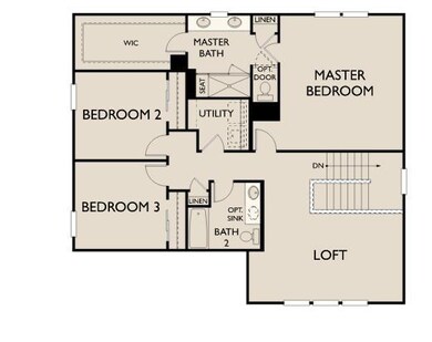 Lincoln floor plan upstairs