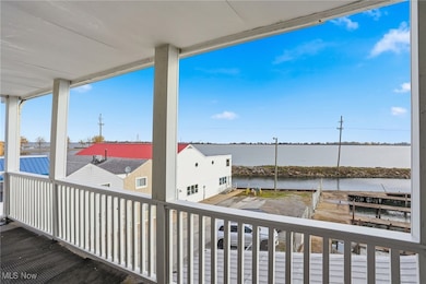 Deck featuring a water view