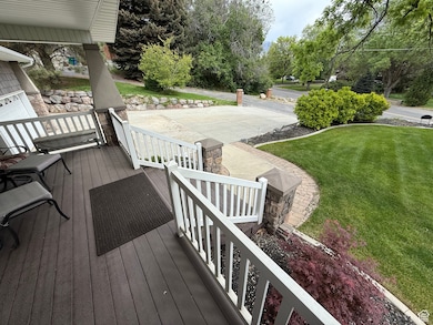 View of wooden porch
