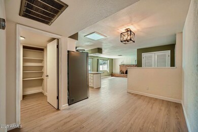 Breakfast nook/Laundry room.