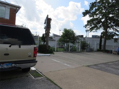 Parking spaces in front of the building.