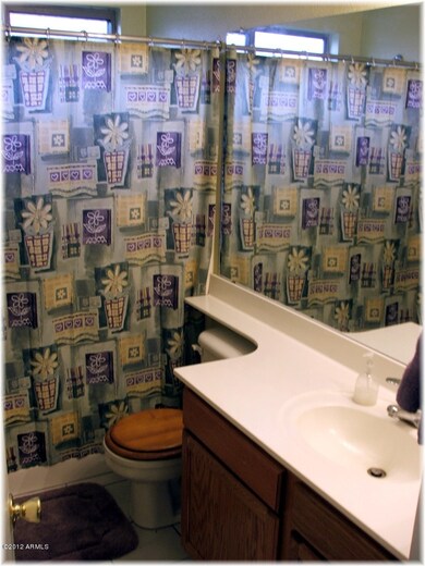 Hallway bathroom