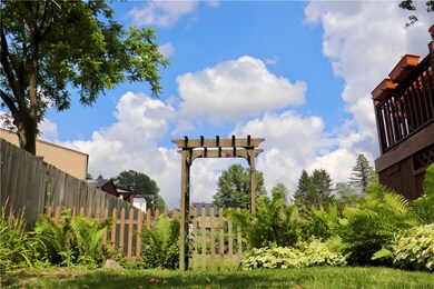 such an inviting entrance to the level backyard!!