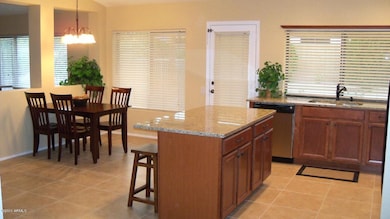 kitchen and dining