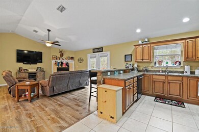 Kitchen and Living Room