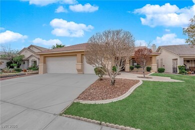 Ranch-style home featuring a front lawn, a tile ro