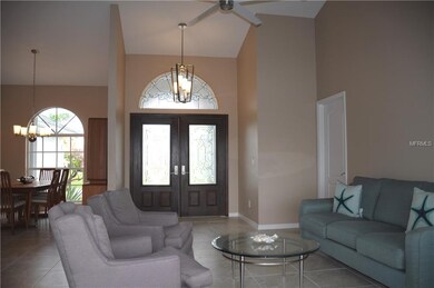 View towards front door