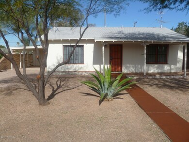 front of the house
