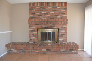 Brick Fireplace