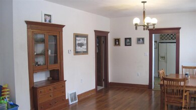 This is a fabulous dining area with built in hutch