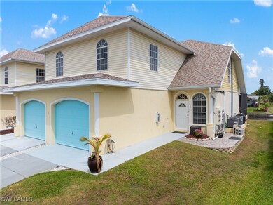 View of front of property with an attached garage,