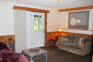 Den with pull-out couch