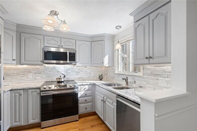Light and bright with beautiful stainless applianc