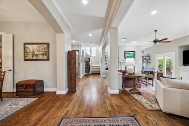 Open first floor entry - dining room on the left a