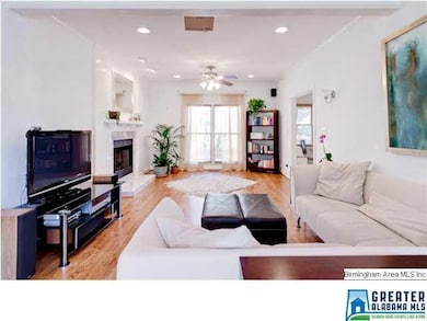 The great room was originally a living room and a 