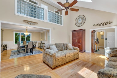 Living room to dining room
