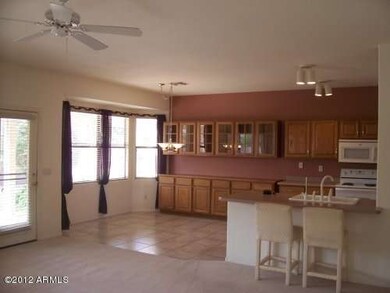 View into Kitchen  and Dining