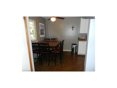 Kitchen with a nice size eating area