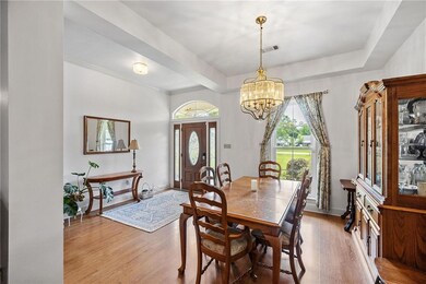 Lots of room for china cabinet or breakfront