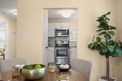 Kitchen featuring appliances with stainless steel