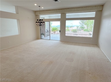 Dramatic city and mountain views from the living r