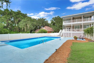 Back view of 20 x 40 heated pool