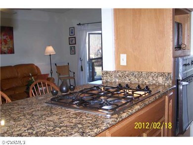 Kitchen - This galley kitchen has good cabinet spa