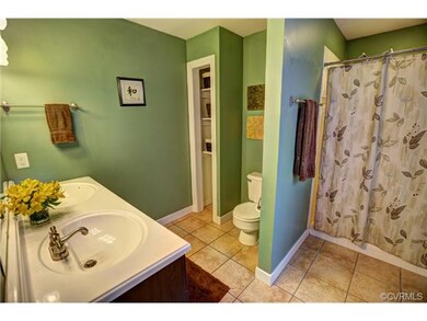 Private, Master Bath features double vanity.