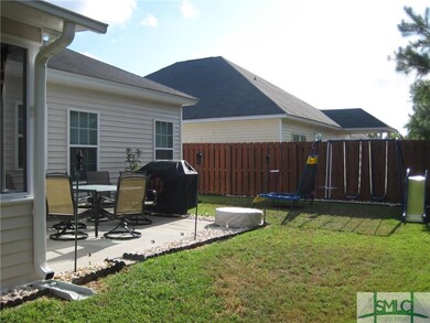 Backyard with plenty of space for entertaining