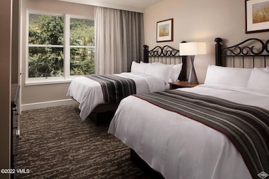 Evergreen guest bedroom