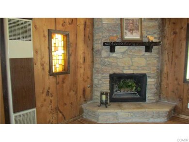 Fireplace.