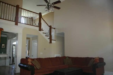 Living Room with soaring ceilings